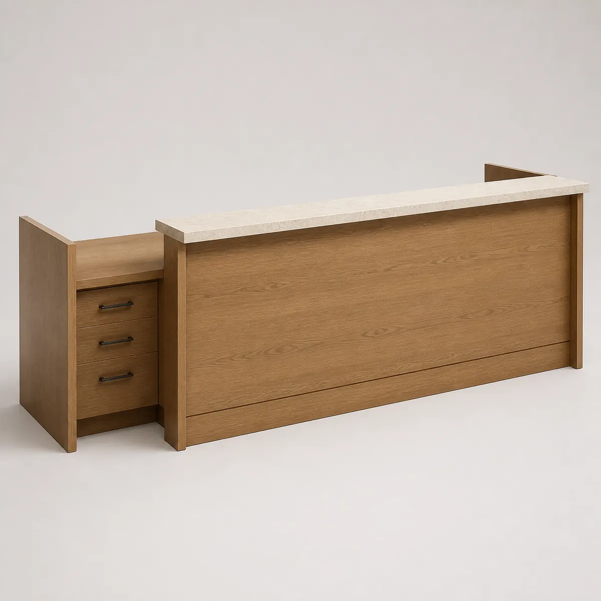 Plan-symbol reception desk, the real-world character this definition is written to capture