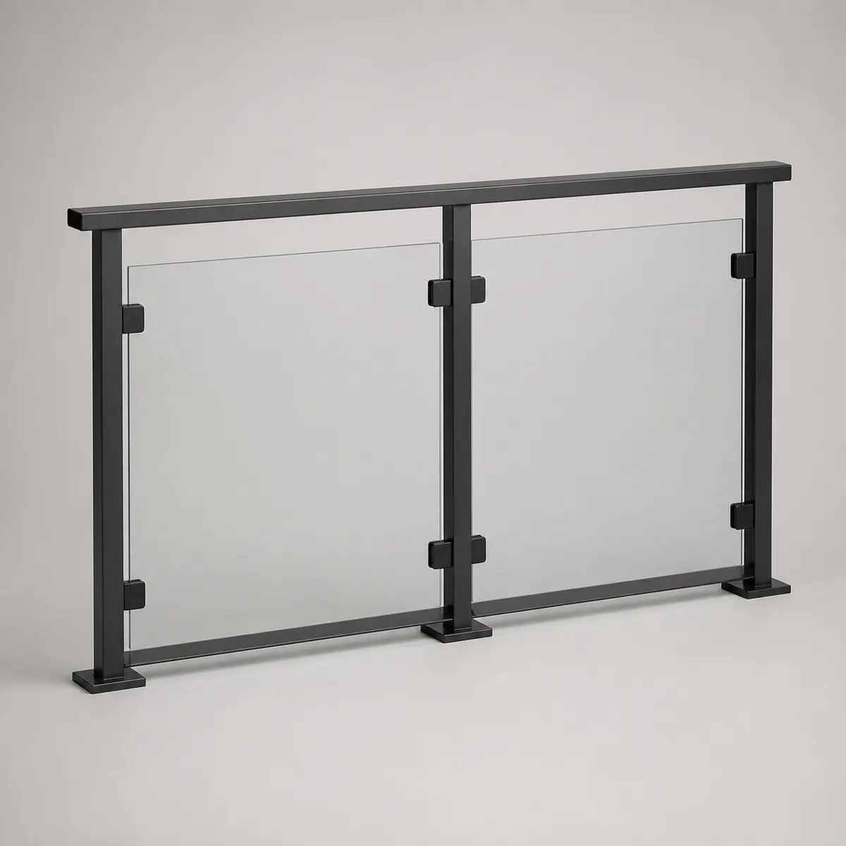 Glass balcony balustrade, the real-world character this definition is written to capture