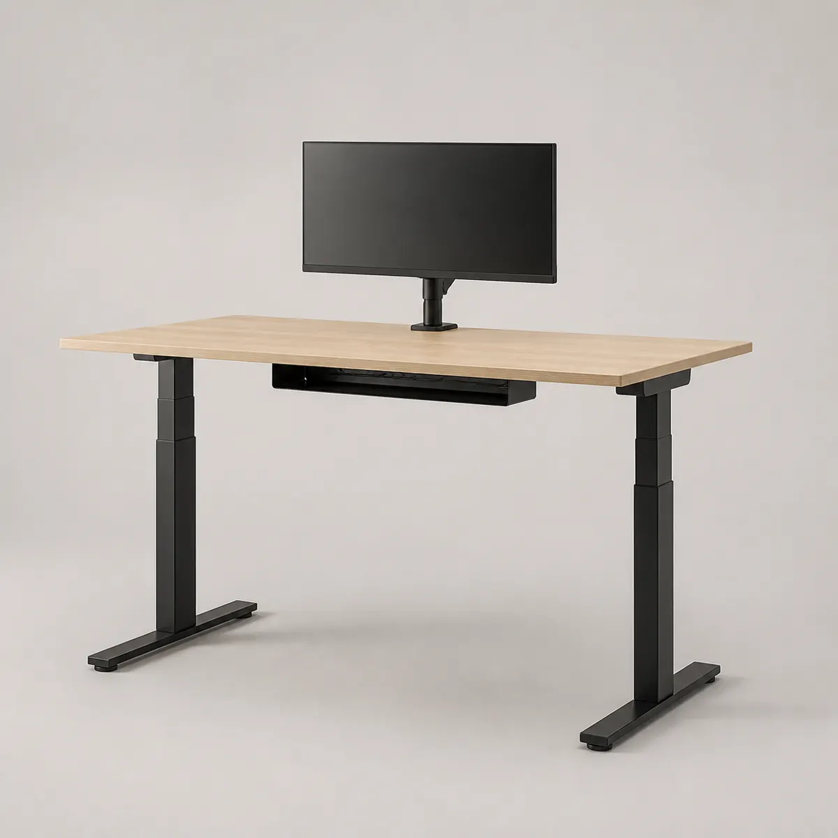 Sit-stand screen workstation, the real-world character this definition is written to capture