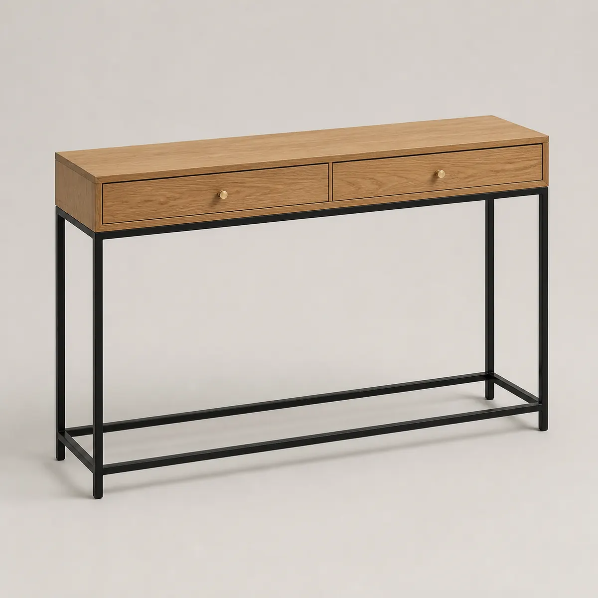 Slim drawer console, the real-world character this definition is written to capture