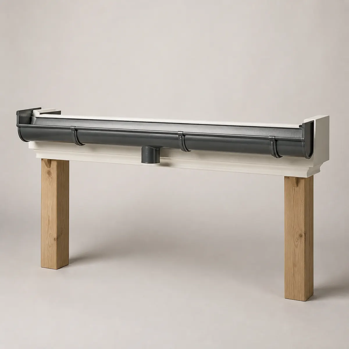 Zinc gutter and fascia, the real-world character this definition is written to capture